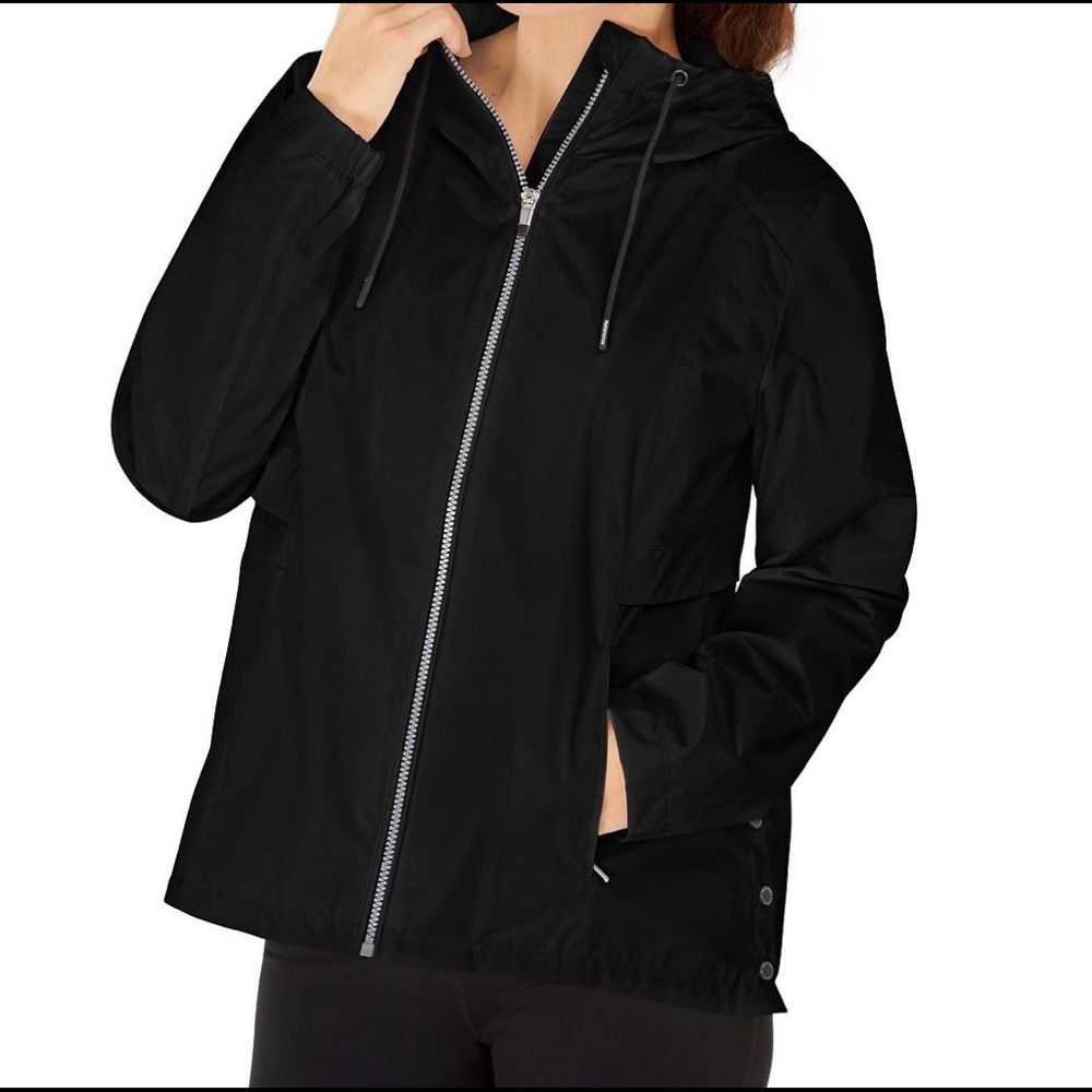 Calvin Klein performance Hooded side-snap Jacket